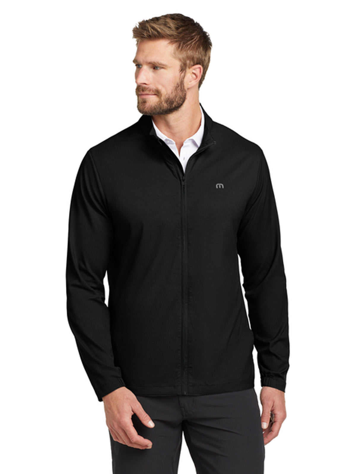 Men's 2-Pocket Surfside Full Zip Jacket - TM1MU422 - Black