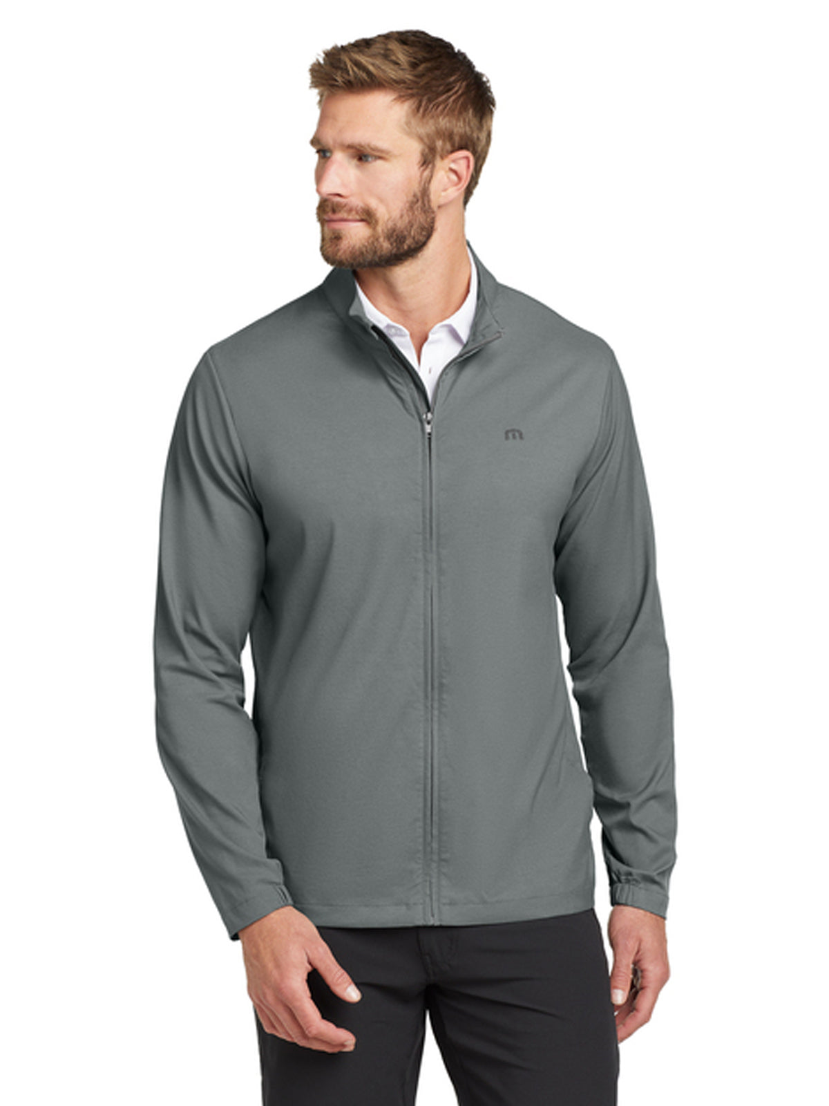 Men's 2-Pocket Surfside Full Zip Jacket - TM1MU422 - Quiet Shade Grey Heather