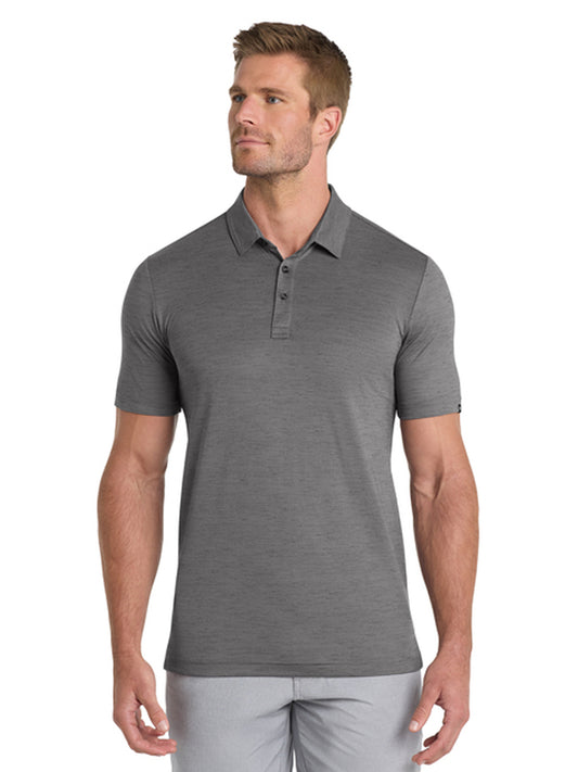 Men's Pocketless Auckland Slub Polo - TM1MW451 - Dark Grey