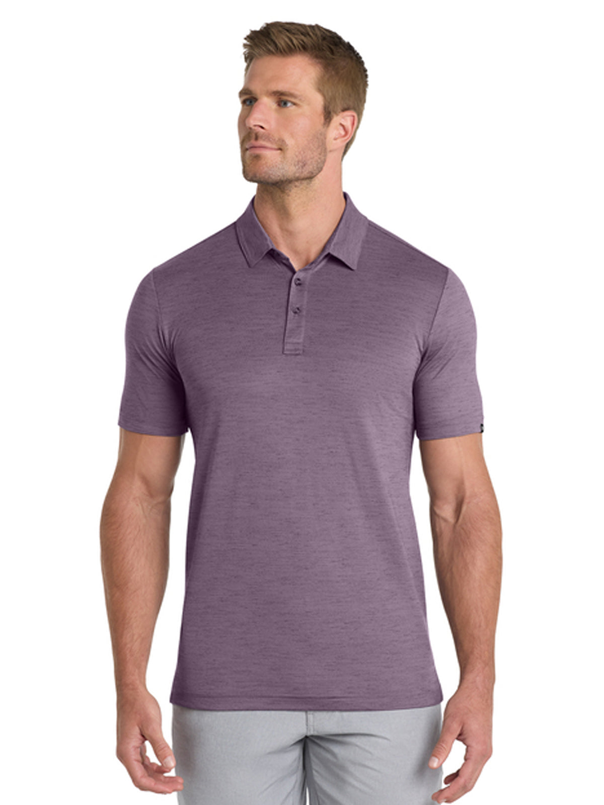Men's Pocketless Auckland Slub Polo - TM1MW451 - Purple Sage
