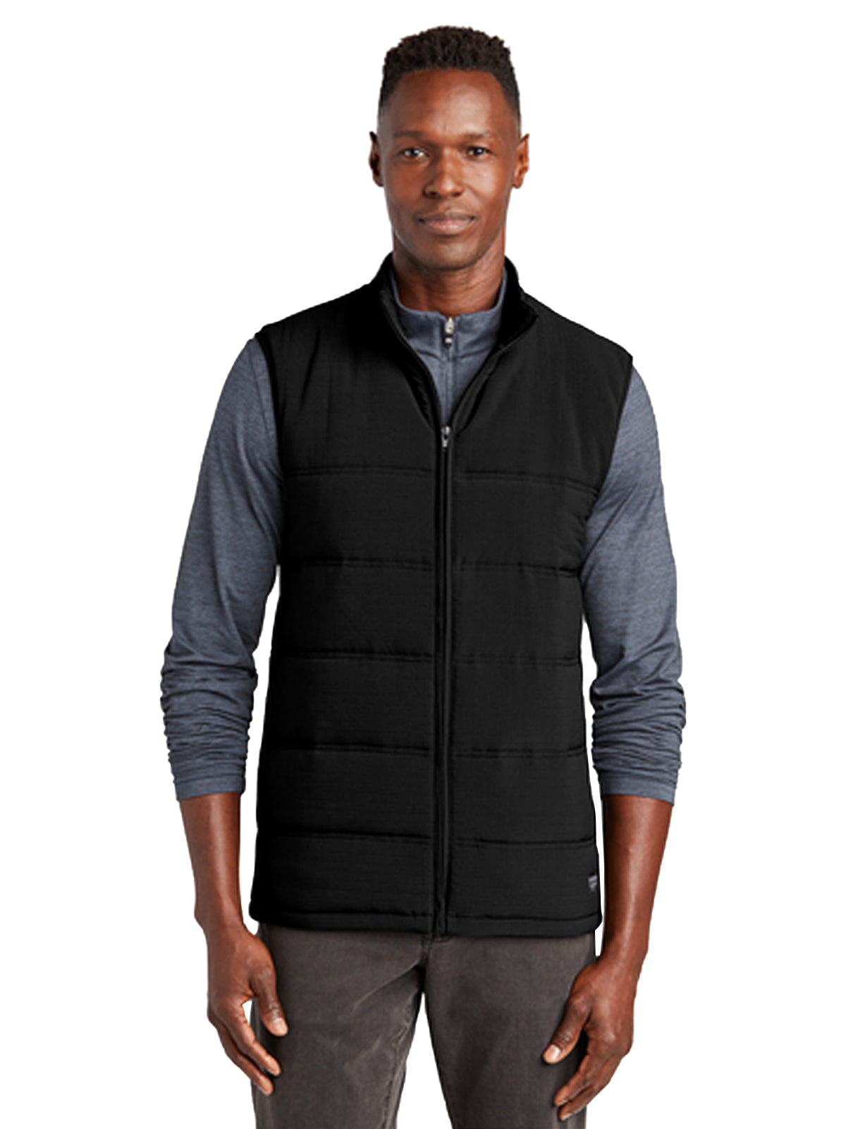 Men's 2-Pocket Puffer Vest - TM1MW453 - Black