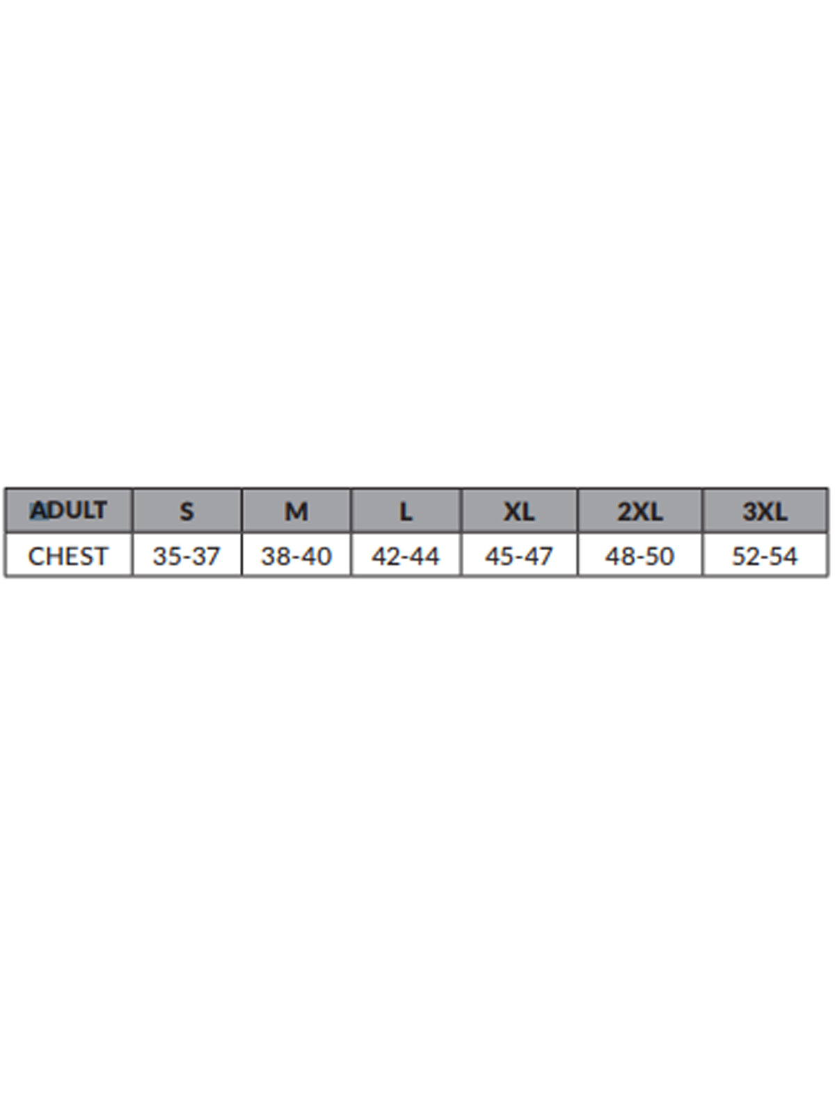 SIZECHART