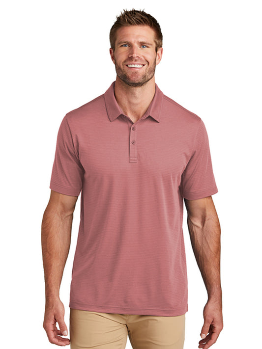Men's Pocketless Bayfront Solid Polo - TM1MY399 - Roan Rouge