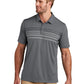 Men's Pocketless Chest Stripe Perfomance Polo - TM1MY400 - Dark Grey