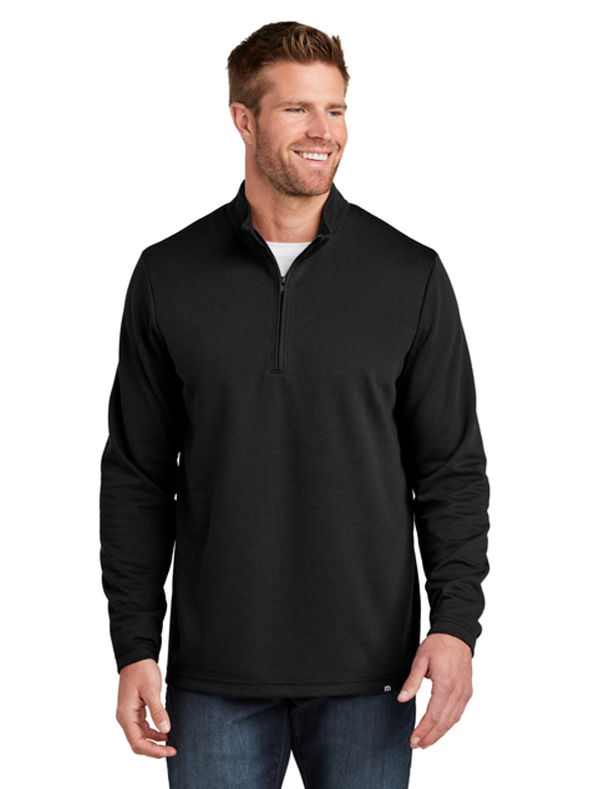 Men's Coveside 1/4-Zip Sweatshirt - TM1MZ339 - Black