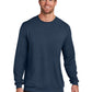 Men's Pocketless Weekend Crew Sweatshirt - TM1MZ342 - Blue Nights Heather