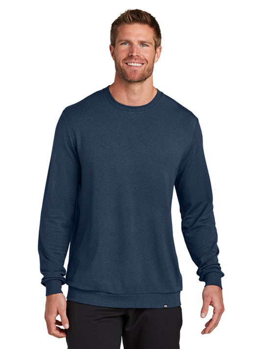 Men's Pocketless Weekend Crew Sweatshirt - TM1MZ342 - Blue Nights Heather