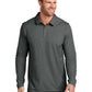 Men's Oceanside Heather Long Sleeve Polo - TM1MZ343 - Black Heather