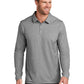 Men's Oceanside Heather Long Sleeve Polo - TM1MZ343 - Quiet Shade Grey Heather