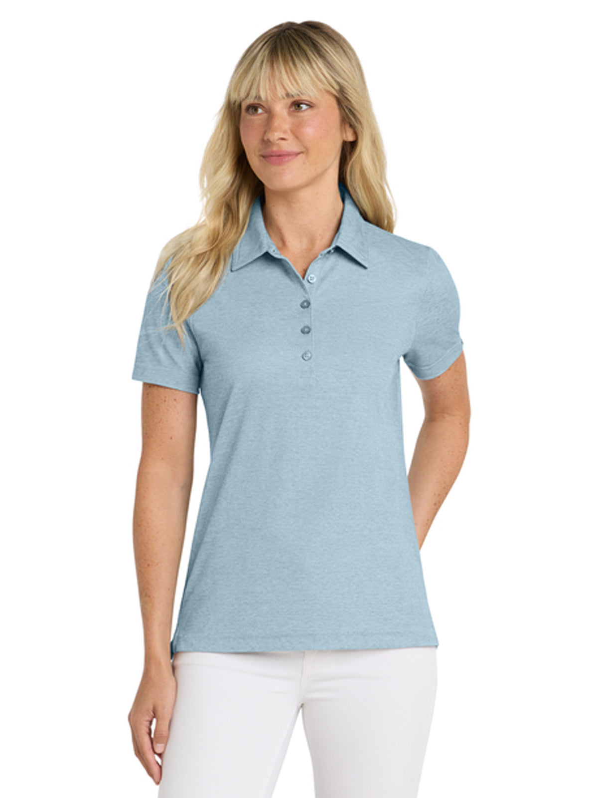Women's Oceanside Heather Polo - TM1WW002 - Allure Heather