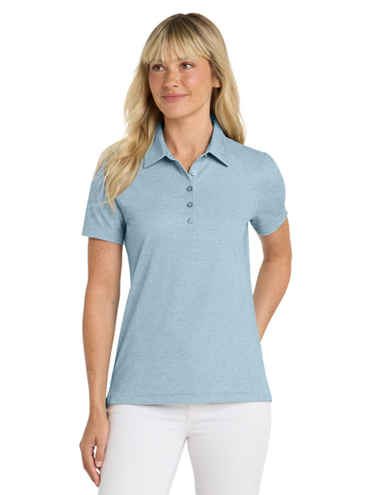 Women's Oceanside Heather Polo - TM1WW002 - Allure Heather