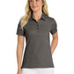 Women's Oceanside Heather Polo - TM1WW002 - Black Heather