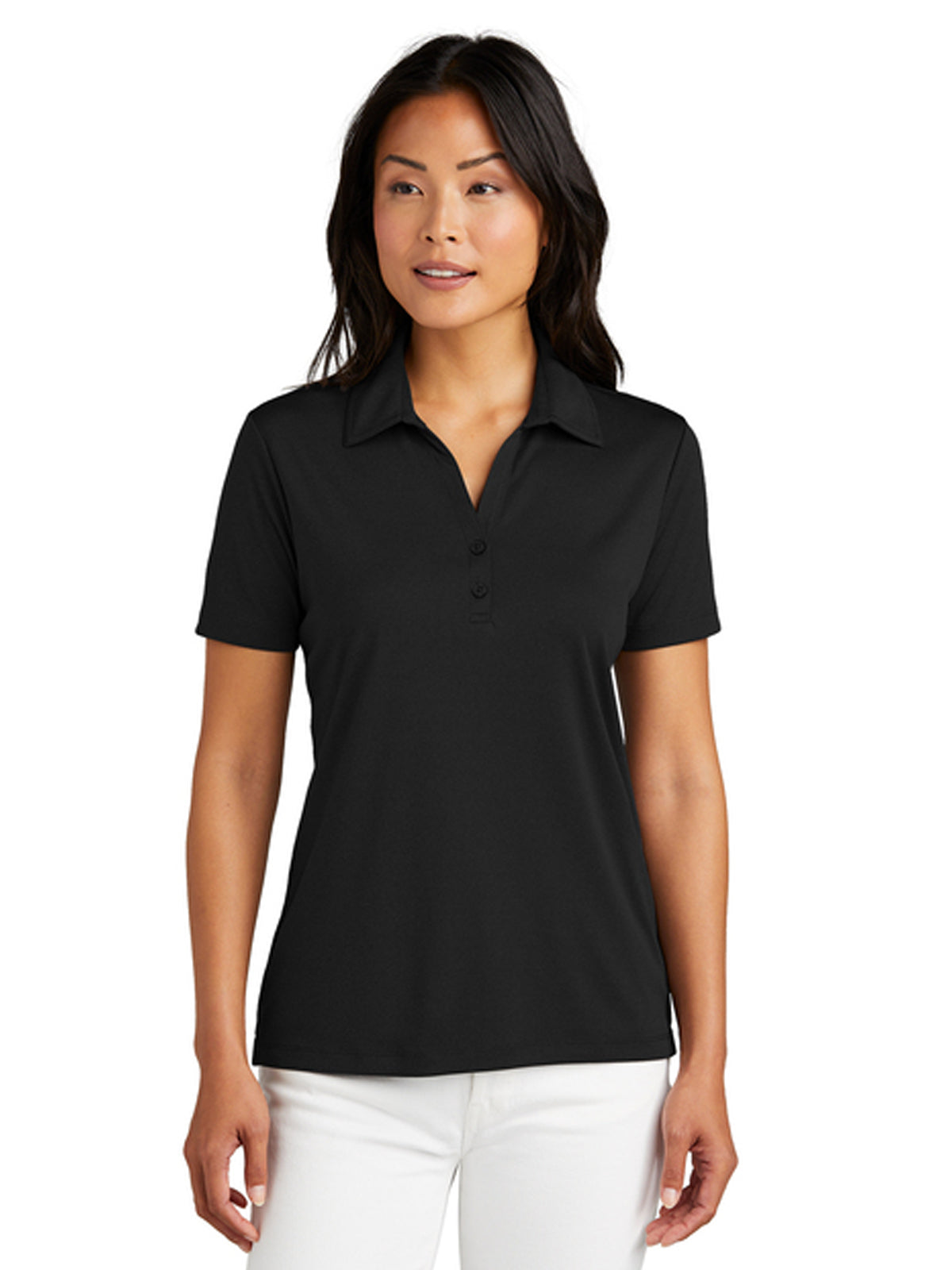 Women's Coto Performance Polo - TM1WX002 - Black