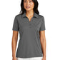 Women's Coto Performance Polo - TM1WX002 - Quiet Shade Grey/ Black