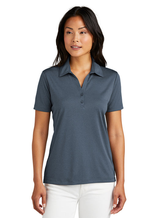 Women's Coto Performance Polo - TM1WX002 - Vintage Indigo/ Black