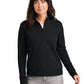 Women's Pocketless Ocean Villa 1/4-Zip Sweatshirt - TMA41428 - Black