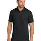 Men's Pocketless Glenview Solid Polo - TMA41461 - Black