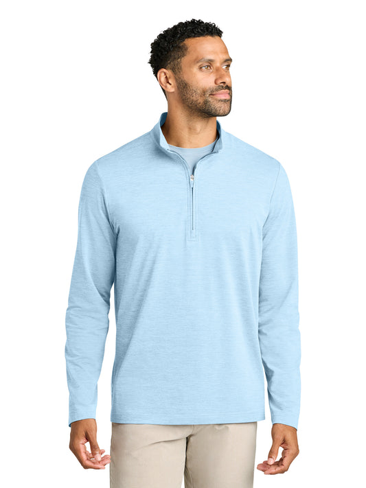 Men's Pocketless Onward 1/4-Zip Sweatshirt - TMA42775 - Airy Blue Heather