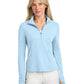 Women's Pocketless Onward 1/2-Zip Sweatshirt - TMA42778 - Airy Blue Heather