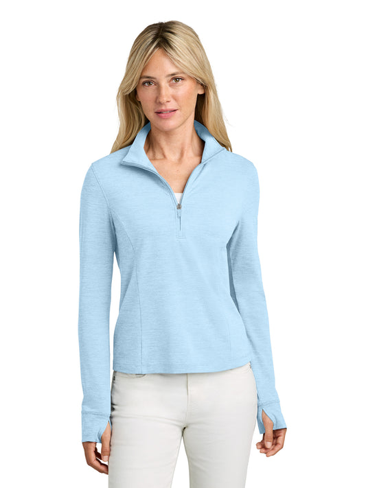 Women's Pocketless Onward 1/2-Zip Sweatshirt - TMA42778 - Airy Blue Heather