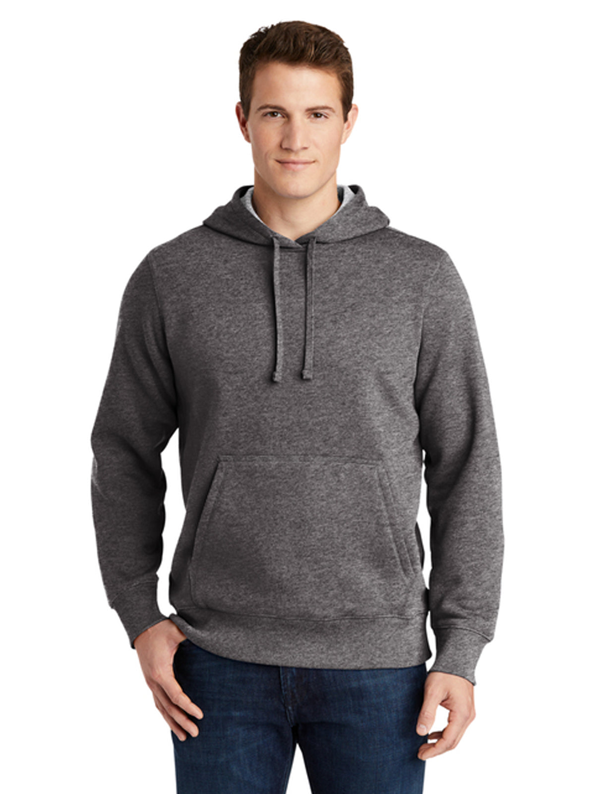 Men's 1-Pocket Tall Hooded Sweatshirt - TST254 - Graphite Heather