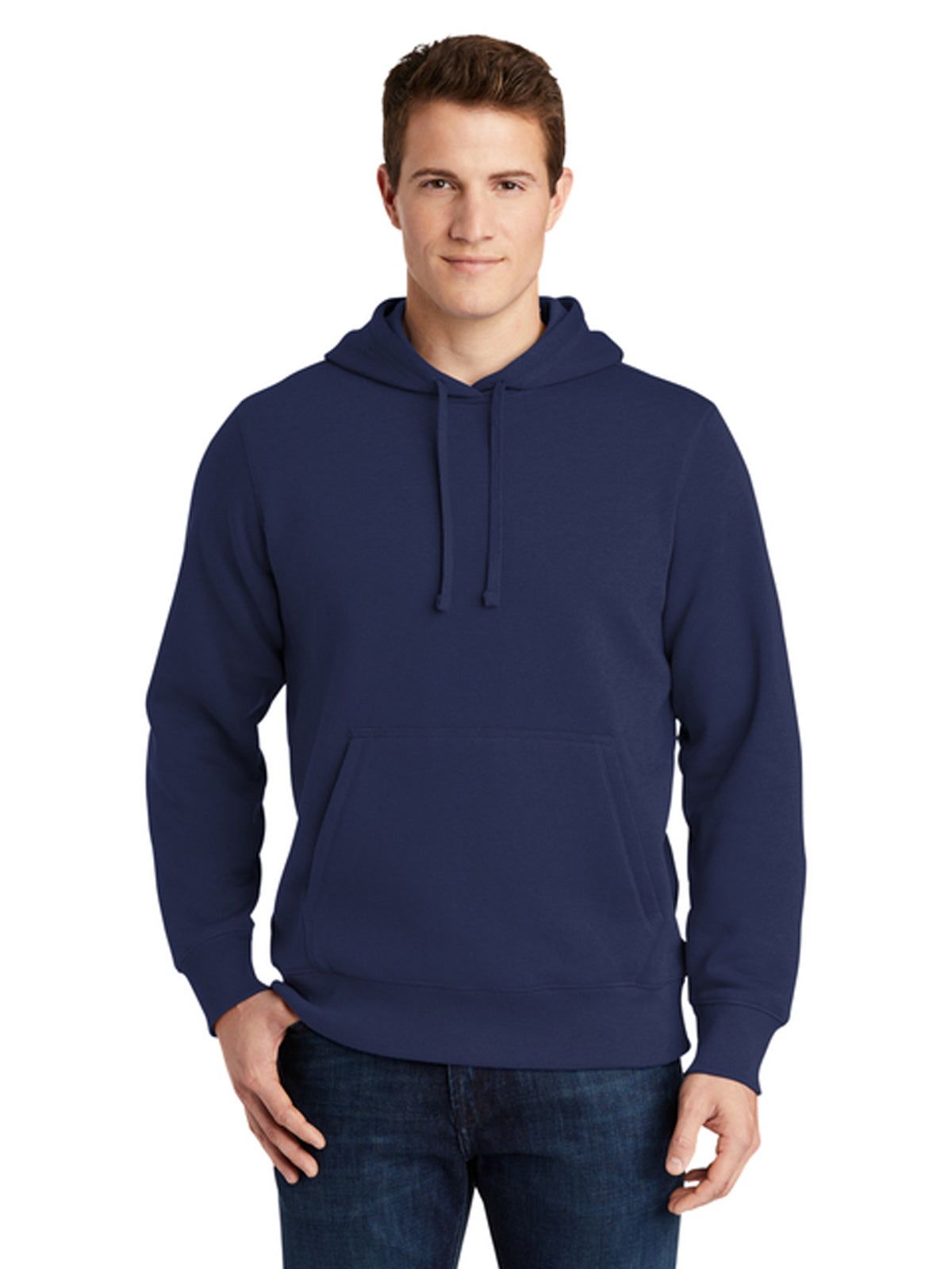 Men's 1-Pocket Tall Hooded Sweatshirt - TST254 - True Navy