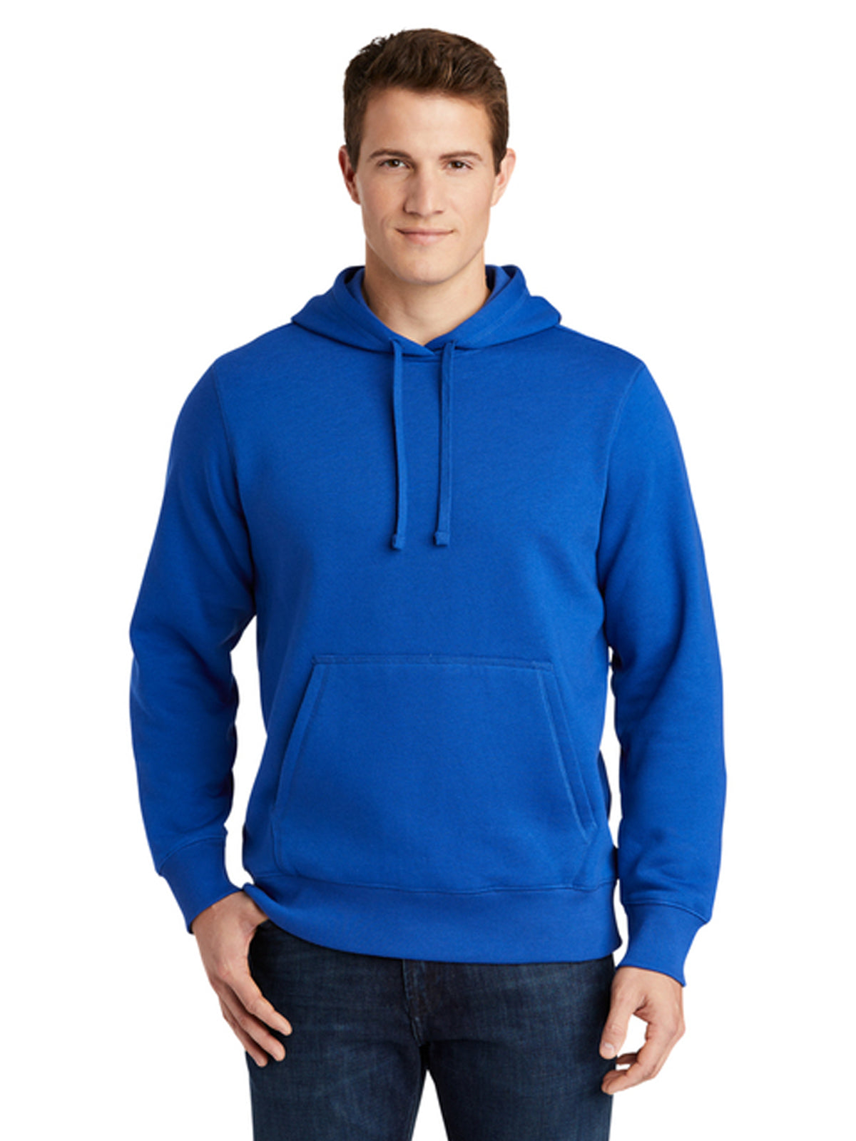 Men's 1-Pocket Tall Hooded Sweatshirt - TST254 - True Royal