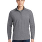 Men's Pocketless 1/4-Zip Pullover Sweatshirt - TST850 - Charcoal Grey Heather