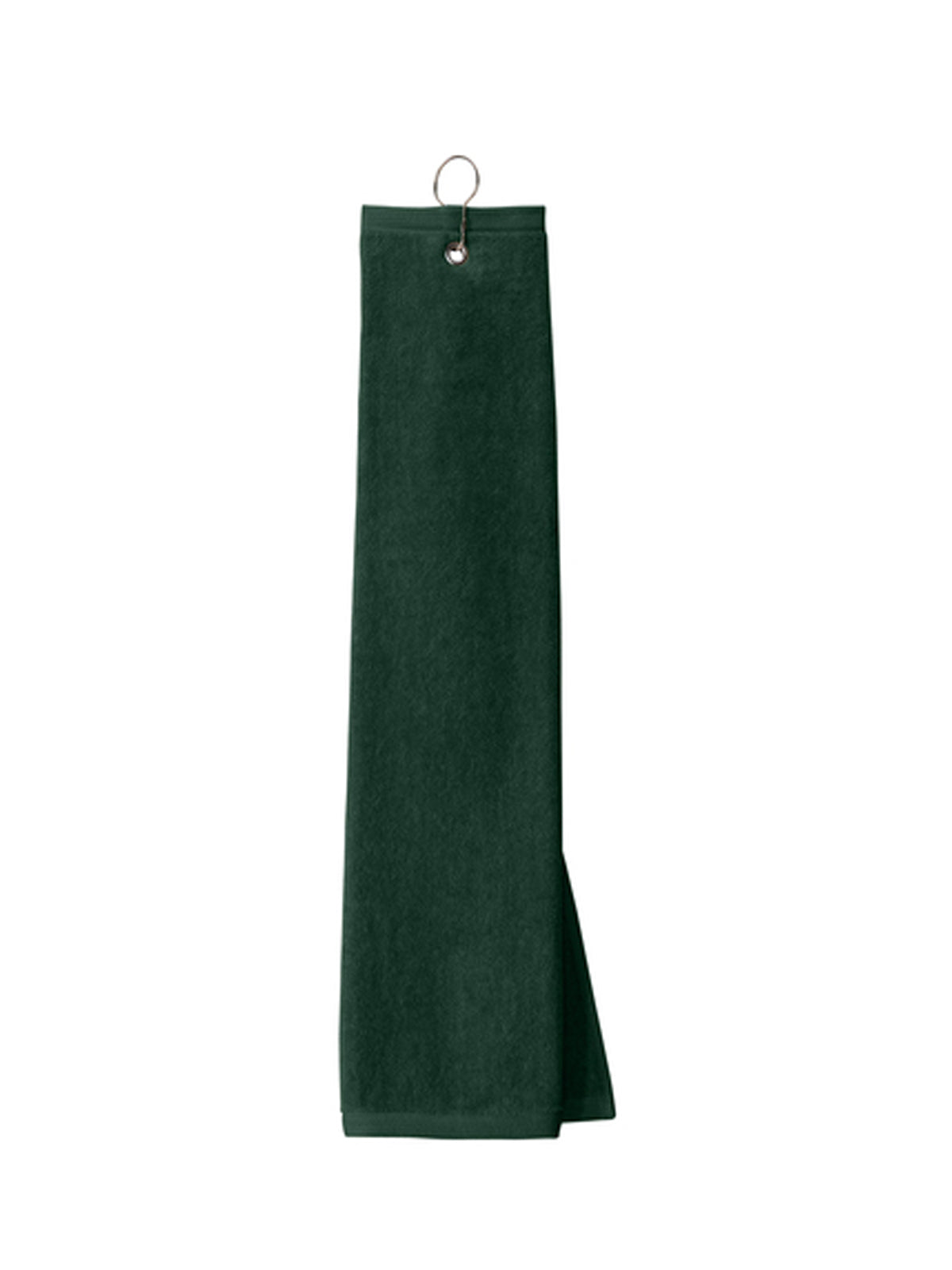 Grommeted Tri-Fold Golf Towel - TW50 - Hunter