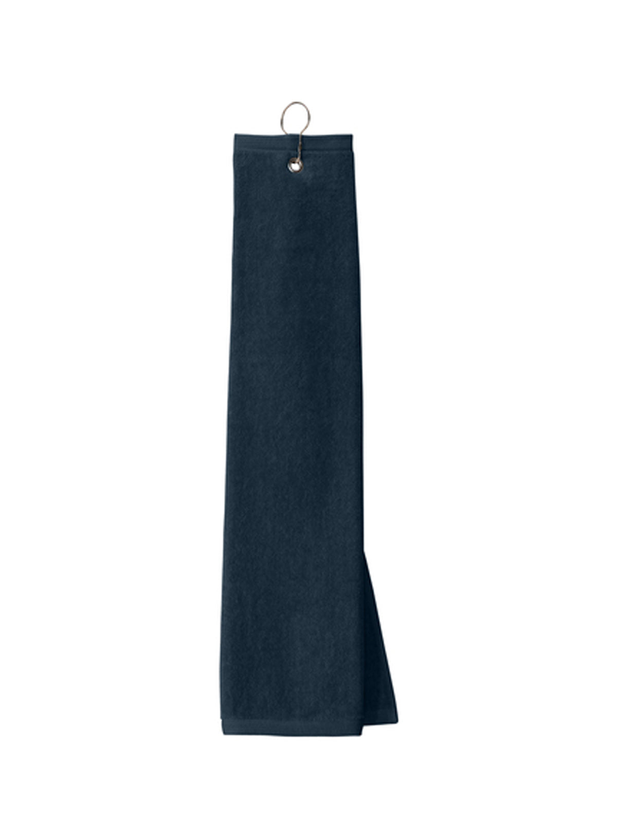 Grommeted Tri-Fold Golf Towel - TW50 - Navy