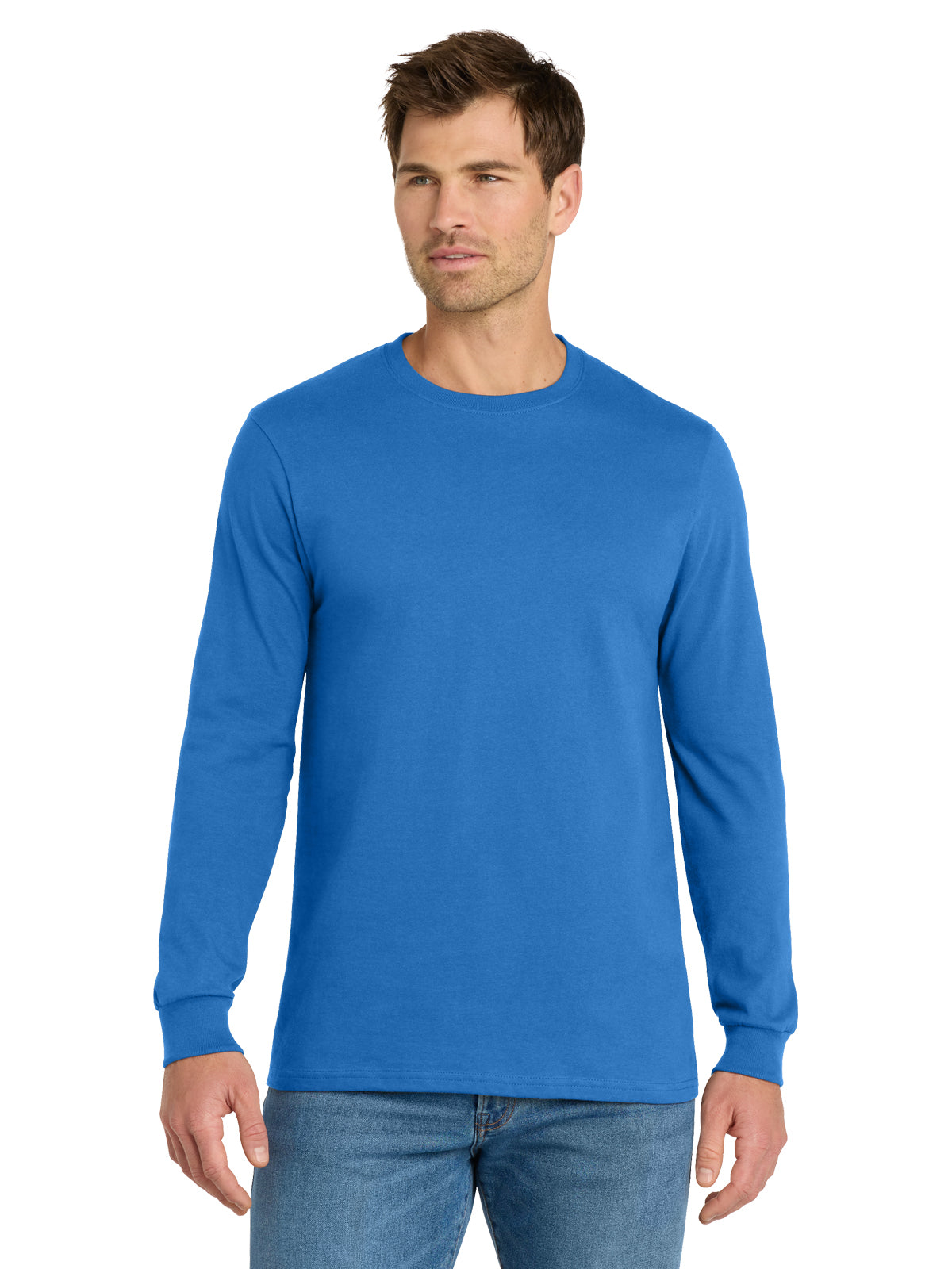 Men's Chore Long Sleeve Tee - VL60LS - True Royal