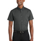 Men's Short Sleeve Poplin Shirt - W101 - Graphite