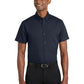 Men's Short Sleeve Poplin Shirt - W101 - River Blue Navy