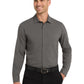 Men's Long Sleeve Button Up Performance Shirt - W401 - Graphite