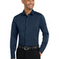Men's City Stretch Button-Down Shirt - W680 - River Blue Navy