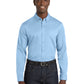 Men's Long Sleeve Button Up Performance Shirt - W808 - Cloud Blue