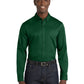 Men's Long Sleeve Button Up Performance Shirt - W808 - Dark Green
