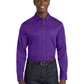 Men's Long Sleeve Button Up Performance Shirt - W808 - Purple