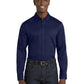 Men's Long Sleeve Button Up Performance Shirt - W808 - True Navy