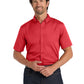 Men's Short Sleeve Button Up Shirt - W809 - Rich Red