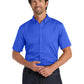 Men's Short Sleeve Button Up Shirt - W809 - True Royal