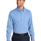 Men's 1-Pocket Easy Care Long Sleeve Shirt - W816 - Swiss Blue