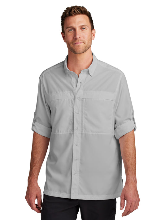 Men's Long Sleeve UV Daybreak Shirt - W960 - Gusty Grey
