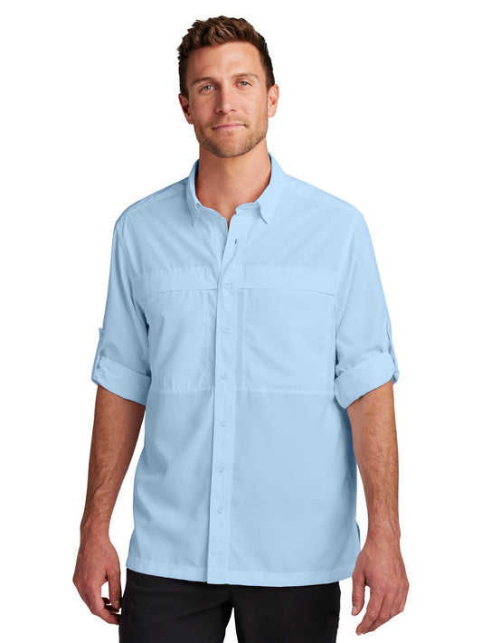 Men's Long Sleeve UV Daybreak Shirt - W960 - Light Blue