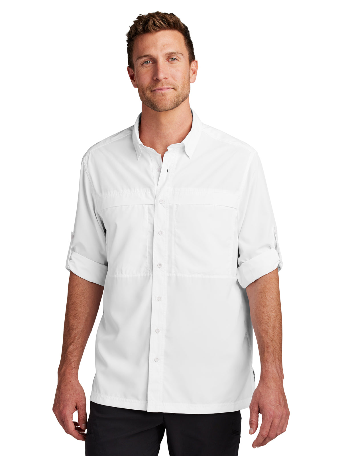 Men's Long Sleeve UV Daybreak Shirt - W960 - White