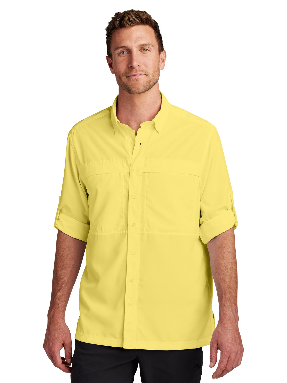 Men's Long Sleeve UV Daybreak Shirt - W960 - Yellow