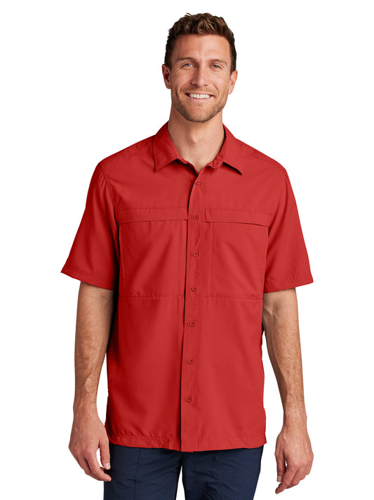 Men's Short Sleeve UV Daybreak Shirt - W961 - Rich Red