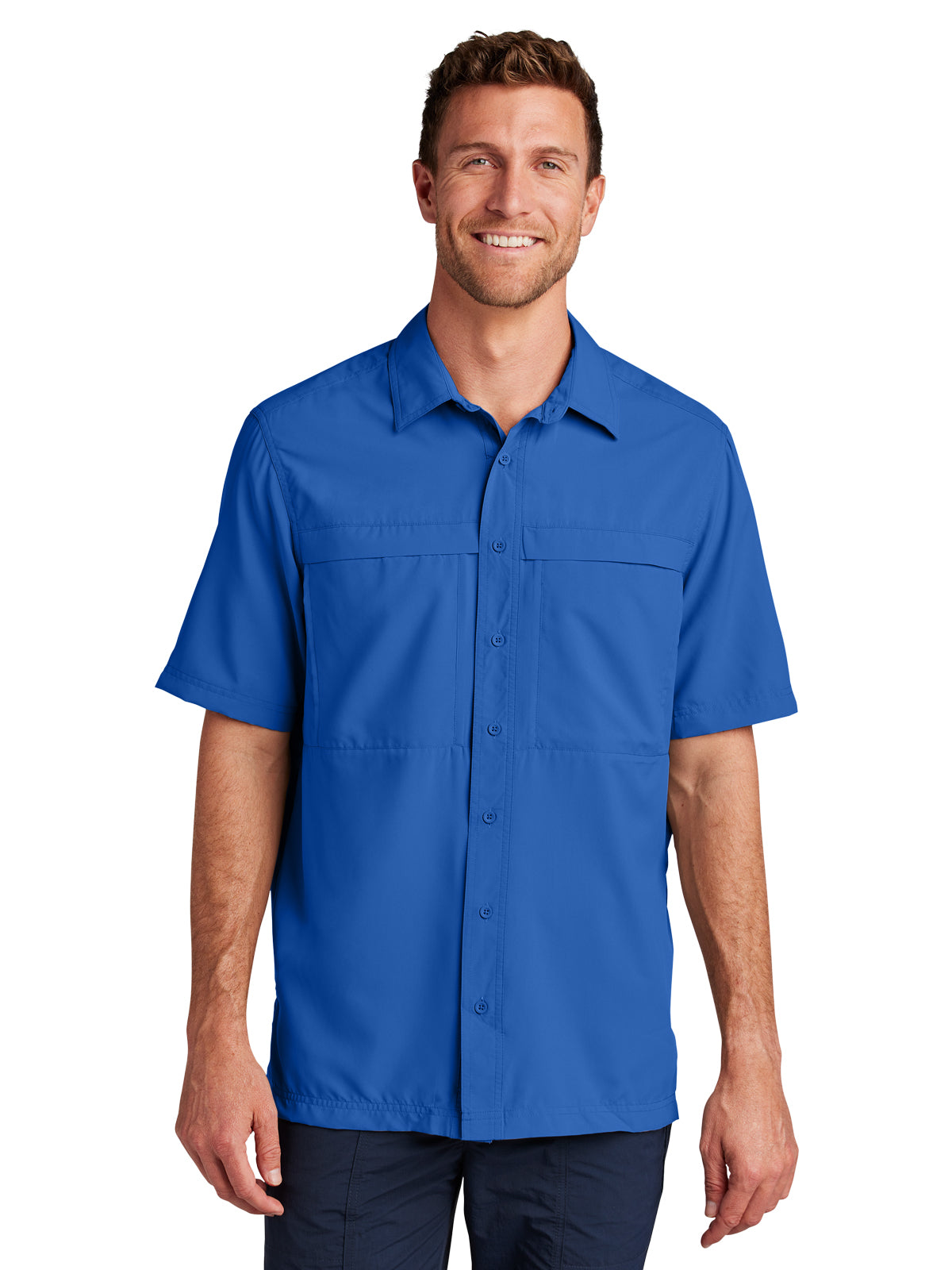 Men's Short Sleeve UV Daybreak Shirt - W961 - True Royal
