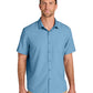 Men's Short Sleeve UV Dockside Shirt - W963 - Carolina Blue