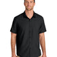 Men's Short Sleeve UV Dockside Shirt - W963 - Deep Black